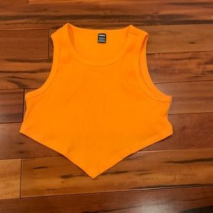 Womens Medium orange bandana top.